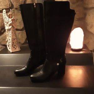 Liz Claiborne knee boots size 11 wide calf